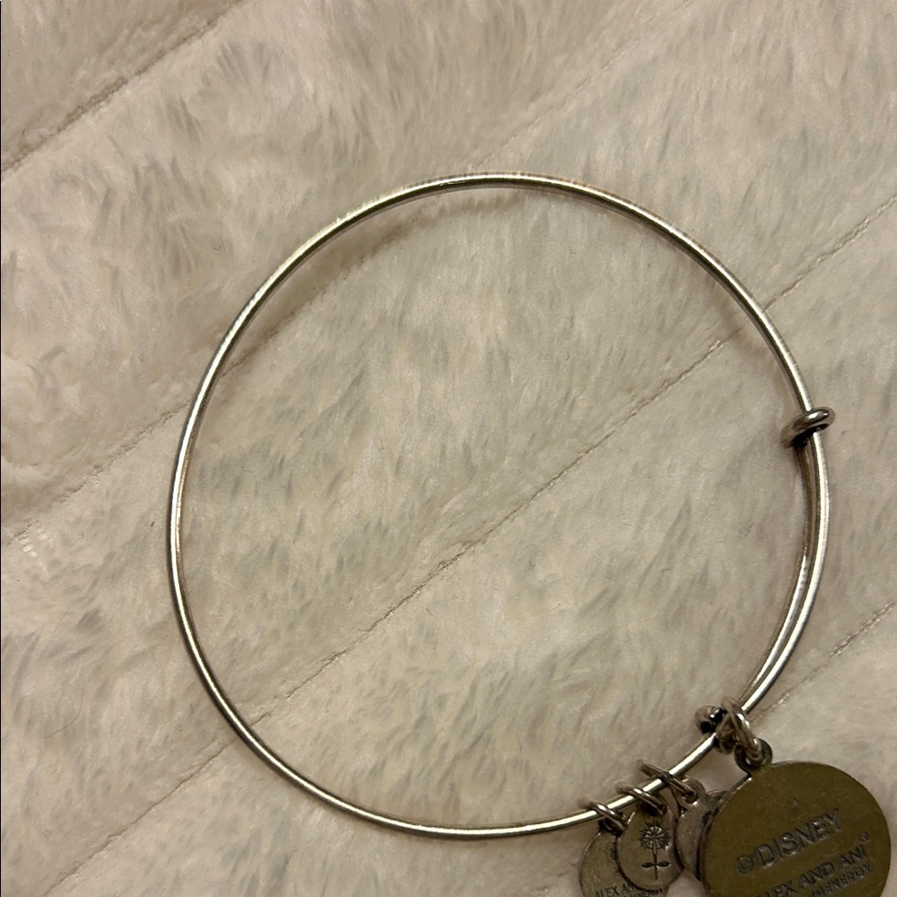 RARE Alex and Ani Silver Mickey Mouse Charm Bracelet - Picture 4 of 10